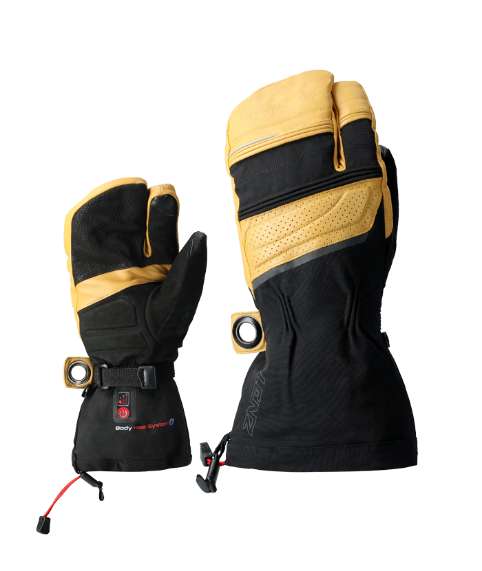 Ski heat gloves LENZ 8.0 | 3-Finger | Men's Women's 